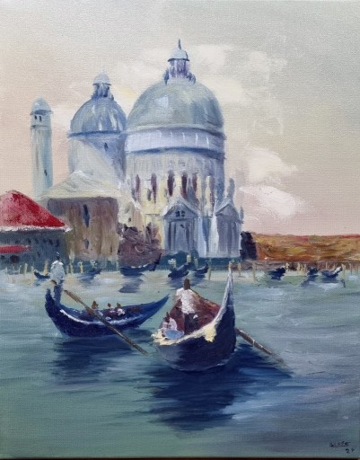 Zdjęcie oferty: "Wenecja" obraz olejny 40/50 Olaf Sudak