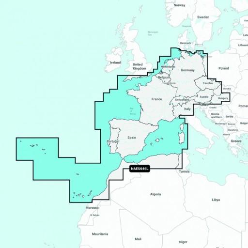 Zdjęcie oferty: Mapa Navionics+ NAEU646L - Europa Zachodnia