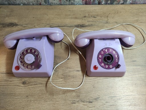 Zdjęcie oferty: Stare zabawki PRL ZSRR Telefony Mechatronika 1984r