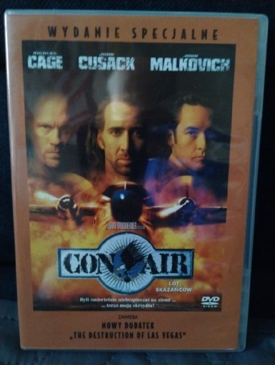 Zdjęcie oferty: CON AIR LOT SKAZAŃCÓW NA DVD 