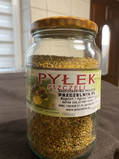 Zdjęcie oferty: Pyłek Pszczeli - 0.5 kg - Pszczelnik.PL z jury 