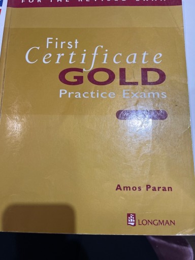 Zdjęcie oferty: First certificate gold practice exams