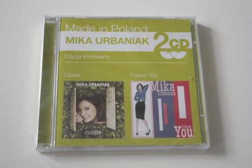 Zdjęcie oferty: MIKA URBANIAK - 2 CD- CLOSER / FOLLOW YOU