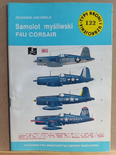 Zdjęcie oferty: TBiU nr 122 - Samolot myśliwski F4U Corsair 