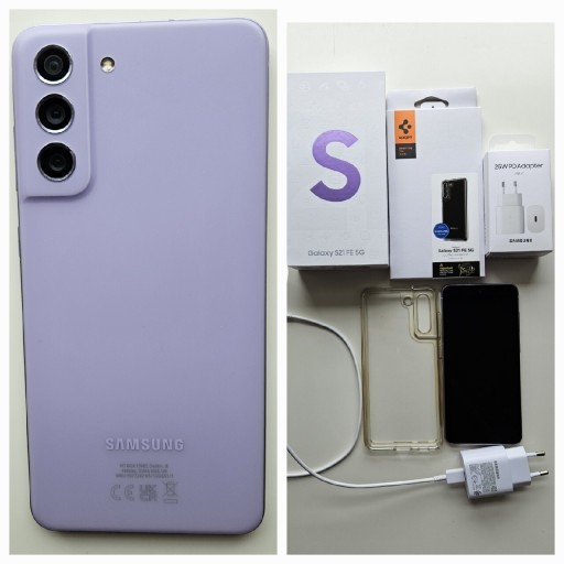 Zdjęcie oferty: Samsung S21 FE 5G 256GB violet xkom-GW  etui ładow