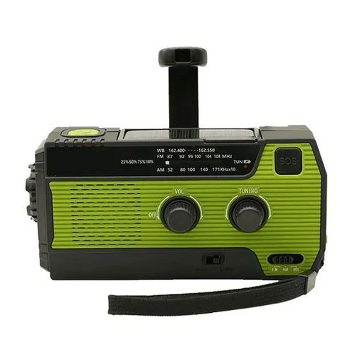 Zdjęcie oferty: Radio awaryjne korba solarPowerbankRadio4000mAhLED