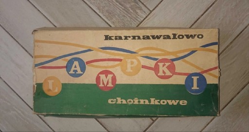 Zdjęcie oferty: Lampki Choinkowe Vintage z lat PRL-u. Unikat