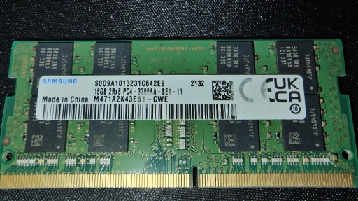 Zdjęcie oferty: Samsung M471A2K43EB1-CWE 16GB DDR4 3200 Mhz