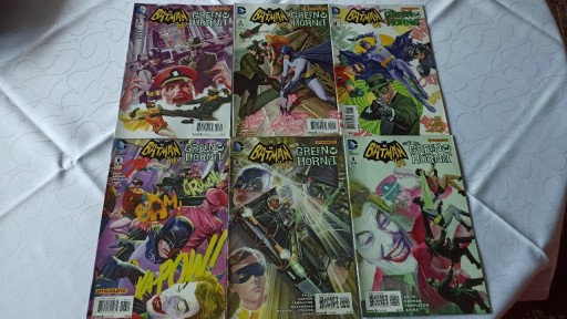 Zdjęcie oferty: BATMAN'66/GREEN HORNET #1-6 -org. komiksy z USA!