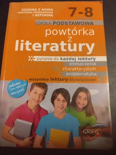 Zdjęcie oferty: Powtórka z literatury klasa 7 - 8