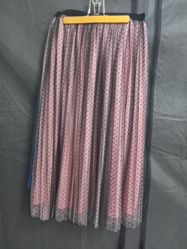 Zdjęcie oferty: Spódnica plisowana, długa, z tiulem