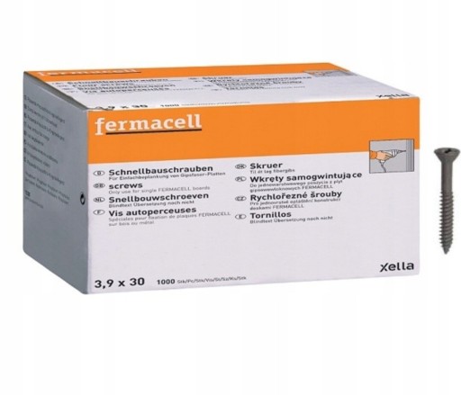 Zdjęcie oferty: Fermacell Wkręty 3,9x30mm 79011 1000szt