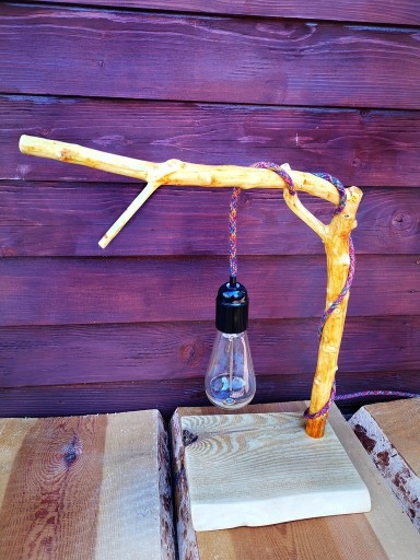 Zdjęcie oferty: Lampa stołowa wykonana z gałęzi stojąca HAND MADE 