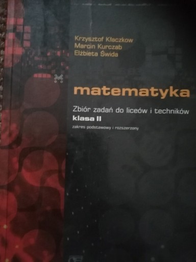 Zdjęcie oferty: Matematyka. Zbiór zadań kl. 3. Kłaczkow