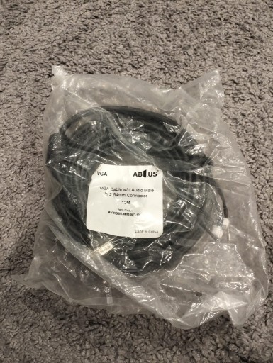 Zdjęcie oferty: Kabel VGA - 2,54mm Connector 10 metrów czarny
