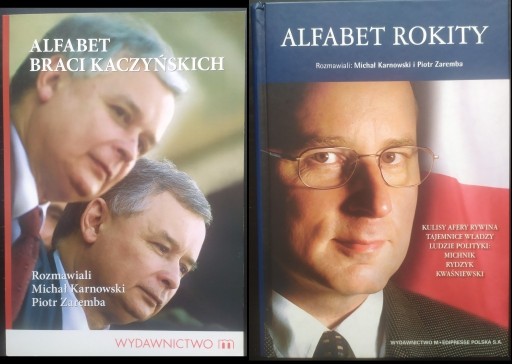 Zdjęcie oferty: Alfabet Braci Kaczyńskich i Alfabet Rokity
