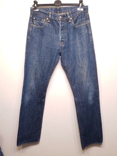 Zdjęcie oferty: Spodnie jeansowe Levis 501 W32 L34 M 