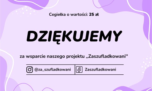 Zdjęcie oferty: Cegiełka ,,Zaszufladkowani'' 25 zł