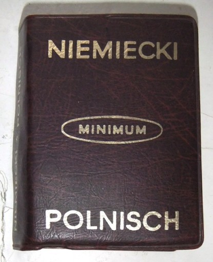 Zdjęcie oferty: Słownik Polsko Niemiecki MINIMUM 1974 podręczny