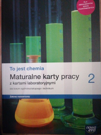 Zdjęcie oferty: Maturalne karty pracy 2 to jest chemia 