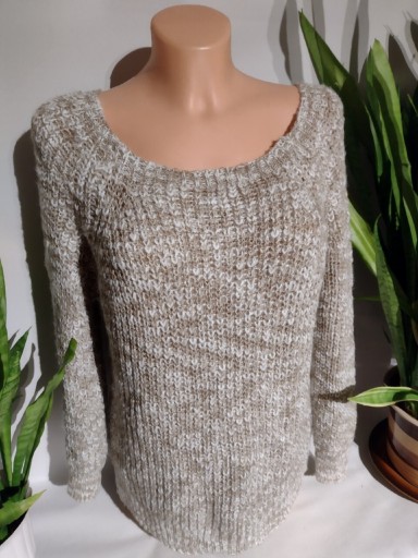 Zdjęcie oferty: Sweter oversize luźny damski melanż wiosenny 