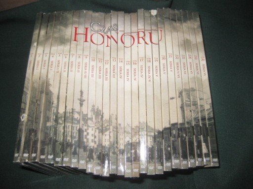 Zdjęcie oferty: CZAS HONORU SEZONY 1-6  [DVD+KSIĄŻKA]  (26 DVD)