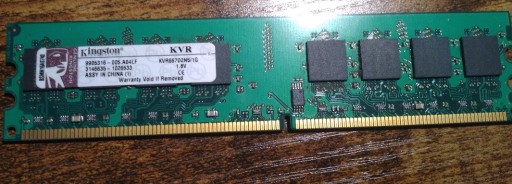 Zdjęcie oferty: Pamięć RAM Kingston DDR2 1GB