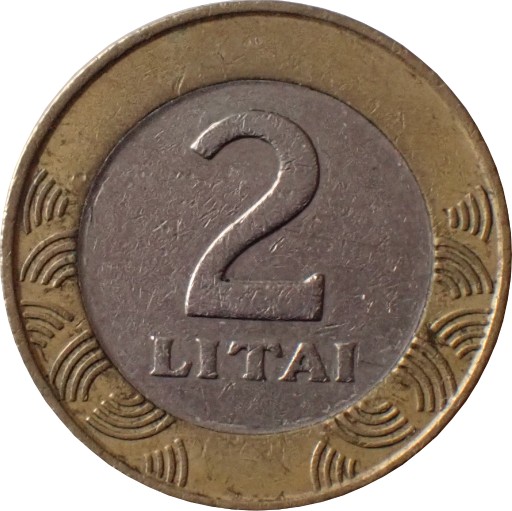 Zdjęcie oferty: Litwa 2 litai z 1999 roku - OBEJRZYJ MOJĄ OFERTĘ