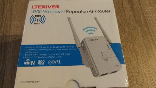 Zdjęcie oferty: Wzmacniacz wifi Repeater AP Router LTERIVER N300 