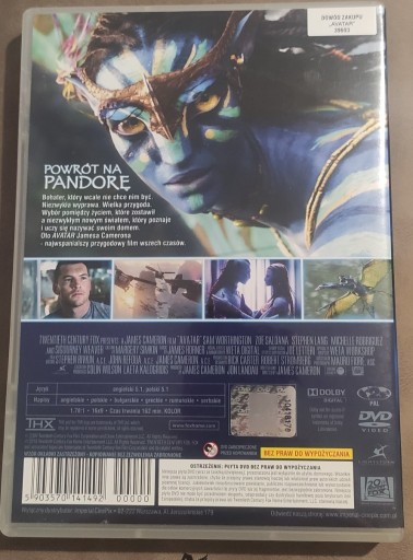 Zdjęcie oferty: Avatar DVD