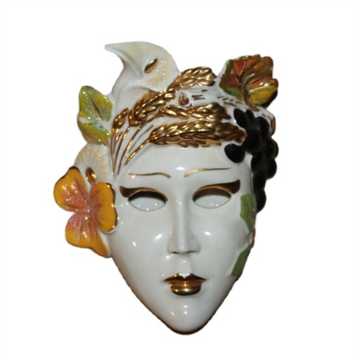 Zdjęcie oferty: Maska  ceramiczna ozdoba na ścianę