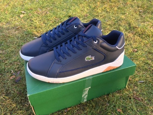 Zdjęcie oferty: Buty Lacoste Deviation 46 skóra granatowe oryginal