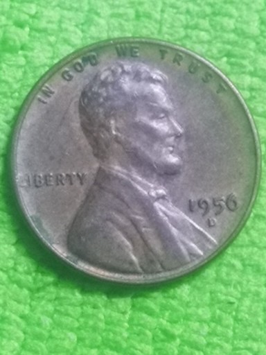 Zdjęcie oferty: Moneta obiegowa USA 1 cent 1956rD