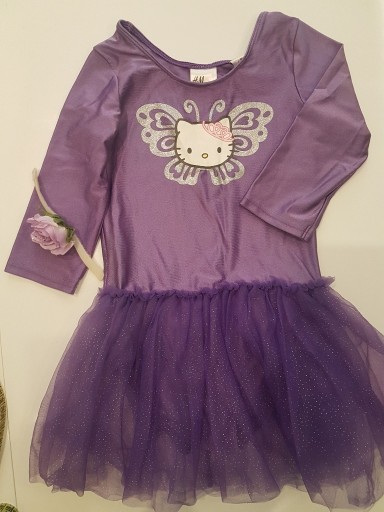 Zdjęcie oferty: H&M strój baletowy Hello Kitty r.122/128 +buciki,f