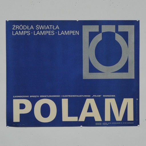 Zdjęcie oferty: Plakat PRL POLAM Warszawa 1976 Andrzej Kapela