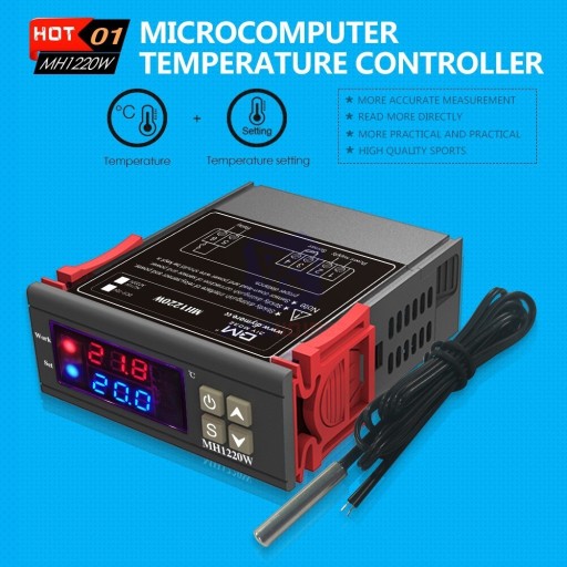 Zdjęcie oferty: Regulator temperatury MH1220W  NTC -40°C ~ 120°C