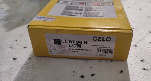 Zdjęcie oferty: Wkret do betonu CELO BTS6 H