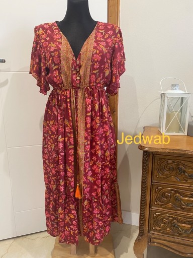 Zdjęcie oferty: Śliczna sukienka boho R 38 m. Jedwab