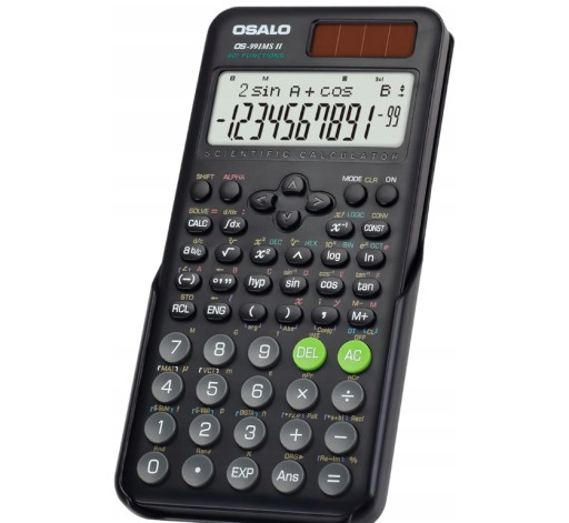 Zdjęcie oferty: OSALO Kalkulator naukowy z funkcją 401, 10 + 2 cyfr