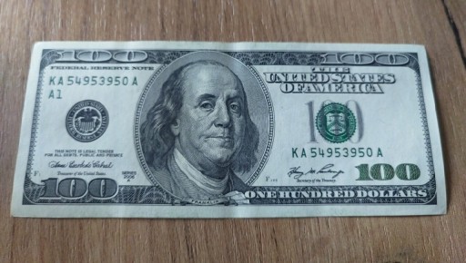 Zdjęcie oferty: Banknot 100 dolarów seria 2006 A