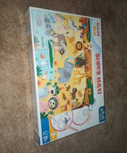 Zdjęcie oferty: Trefl puzzle safari primo zoo super maxi 24 3+