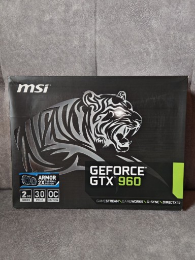 Zdjęcie oferty: MSI GeForce GTX 960 ARMOR OC - stan idealny