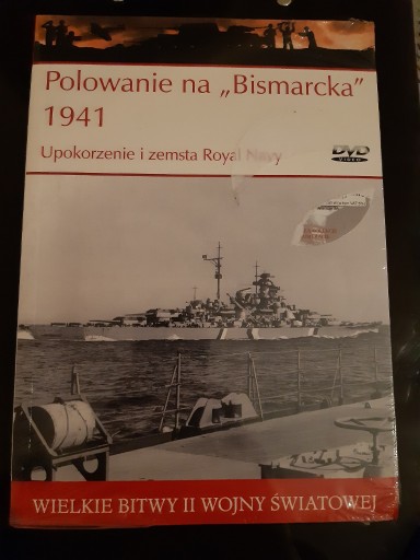 Zdjęcie oferty: Polowanie na Bismarcka 1941 IIWŚ Osprey DVD FOLIA