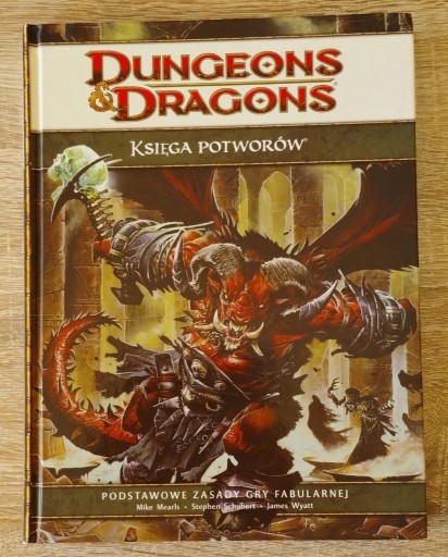 Zdjęcie oferty: Księga Potworów D&D 4 ed, DnD, RPG