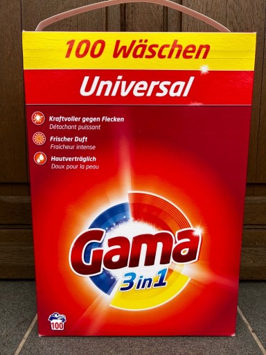 Zdjęcie oferty: Gama proszek na 100 prań, 6kg