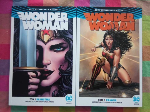 Zdjęcie oferty: Wonder Woman Odrodzenie tom 1 i 3 Kłamstwa, Prawda