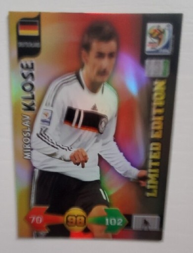 Zdjęcie oferty: KLOSE limited editionRpa 2010 South africa Panini