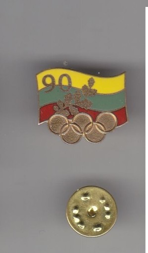 Zdjęcie oferty: Litwa 90 lat komitet olimpijski odznaka