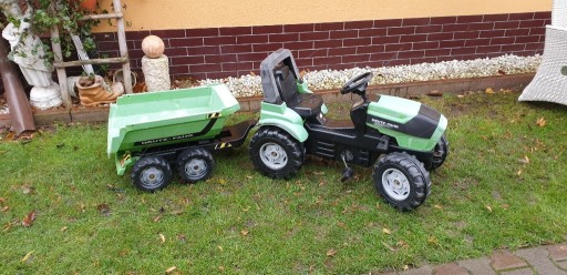 Zdjęcie oferty: traktorek dla dzieci Rolly Toys Deutz + przyczepka