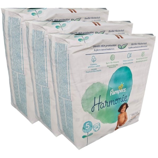 Zdjęcie oferty: Pieluszki pampersy Pampers Harmonie 5 | 72 szt.